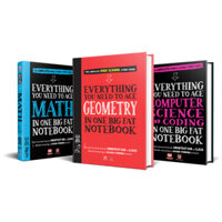 Sách Everything you need to ace Maths, Geometry, Computer Science and Coding - Sổ Tay Hình Học, Toán Học, Máy Tính  Bộ 3 Cuốn , Tiếng Anh  Tổng Hợp Kiến Thức Tham Khảo Cho Học Sinh THCS và THPT - Á Châu Books, Bìa Cứng in màu