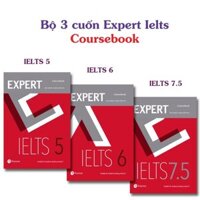 Sách - Expert IELTS 5, 6, 7.5 Coursebook - bản in màu, tặng audio