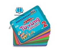 Sách - Flashcard vui học Tiếng Anh Nghe và học phát âm chuẩn từ vựng Tiếng Anh lớp 2 MG