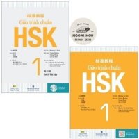 Sách giáo trình chuẩn HSK 1 (bản đẹp, kèm audio nghe) và Vocabulary Khám phá từ vựng HSK - Cấp 1~3 (MX) (AB)