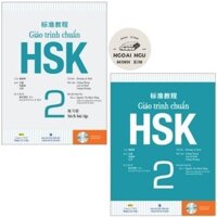 Sách giáo trình chuẩn HSK 2 (bản đẹp, kèm audio nghe) và Vocabulary Khám phá từ vựng HSK - Cấp 1~3 (MX) (AB)
