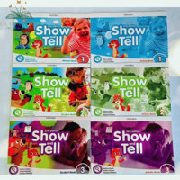 Sách giáo trình - SHOW AND TELL, mỗi level 2 cuốn (Sb+wb), dành cho các bé mới bắt đầu học tiếng anh