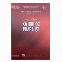 Sách - Giáo trình Xã hội học pháp luật