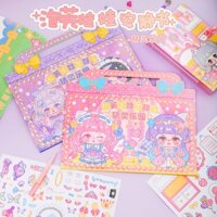 Sách Hình Dán Búp Bê Ba Chiều Yên Tĩnh handmade diy ngôi nhà bằng giấy đồ chơi giấy kuromi đồ chơi kuromi quite book toca bóc dán toca đồ chơi sách thủ công sách đồ chơi kuromi cắt giấy thủ công cho bé đồ chơi thủ công kuromi đồ dễ thương cho bé gái