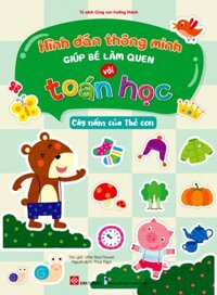 Sách - Hình dán thông minh giúp bé làm quen với toán học combo 6 tập phù hợp cho bé 2-6 tuổi - Đinh Tị Books - Cây nấm của thỏ