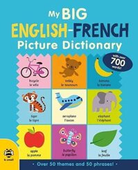 Sách học từ vựng song ngữ Anh-Pháp cho bé tiếng Anh Big Picture Dictionaries My Big English-French Picture Dictionary