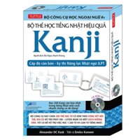 Sách - Hộp Flash Cards - Kanji 1 (200 Thẻ +1 QR) - FIN