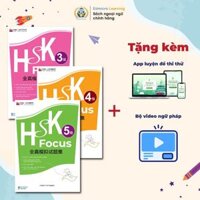 Sách HSK FOCUS - Luyện đề HSK3,4,5 với Đề thi mẫu chuẩn cấu trúc, có chấm chữa chi tiết (bản Trung - Việt)