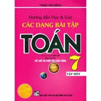 Sách -  Hướng Dẫn Học &amp; Giải Các Dạng Bài Tập Toán  Lớp 7 - tập 1 bám sát sách giáo khoa kết nối tri thức với cuộc sống