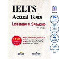 Sách - IELTS Actual Test Listening & Speaking (Kèm CD) - NHBOOK