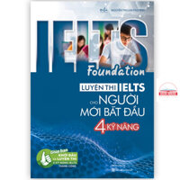 Sách IELTS Foundation - Luyện thi IELTS cho người mới bắt đầu 4 kỹ năng - mega