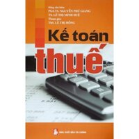 Sách - kế toán thuế - nhà xuất bản tài chính