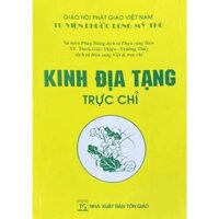 Sách - Kinh Địa Tạng Trực Chỉ - QB