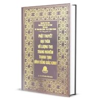 Sách - Kinh Phật Thuyết Đại Thừa Vô Lượng Thọ Trang Nghiêm Thanh Tịnh Bình Đẳng Giác Kinh ( Khổ 30 x 20 Cm )