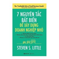 Sách kinh tế hay 7 Nguyên Tắc Bất Biến Để Xây Dựng Doanh Nghiệp Nhỏ Tặng kèm Bookmark Happy Life