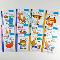 Sách- KUMON FIRST STEP WORKBOOK - Kumon Cắt Dán 12 Cuốn