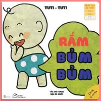 Sách - Lẻ 1 cuốn Ehon Âm Thanh Màu Sắc Quanh Bé cho trẻ từ 0-3 tuổi - Rắm bủm bủm