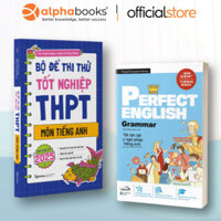 Sách - Lẻ/Combo: Bộ đề thi thử tốt nghiệp THPT môn Tiếng Anh + Perfect English Grammar (Gamma) - SAP