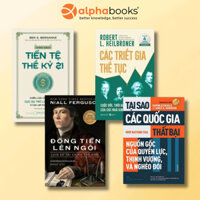 Sách Lẻ/Combo: Chính Sách Tiền Tệ Thế Kỷ 21+Đồng Tiền Lên Ngôi+Triết Gia Thế Tục+Tại Sao Các Quốc Gia Thất Bại (NXB Trẻ)