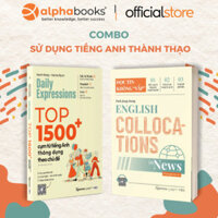 Sách - Lẻ/Combo English Collocations In News - Đọc Tin Không Vấp + Top 1500+ Cụm Từ Tiếng Anh Thông Dụng - SAP