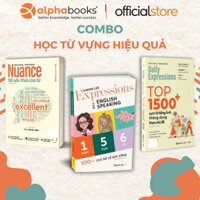 Sách: Lẻ/Combo HọcTừ Vựng Hiệu Quả: 1 Ngày 5 Cụm 6 Từ + Nuance 50 Sắc Thái Của Từ + Top 1500+ Cụm Từ Tiếng Anh (Gamma)