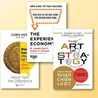 Sách Lẻ/Combo Nghệ Thuật Tư Duy Chiến Lược+Đừng Bao Giờ Chia Đôi Lợi Ích Trong Mọi Cuộc Đàm Phán+Nền Kinh Tế Trải Nghiệm