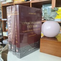 Sách - Lịch Sử Phật Giáo Việt Nam Bộ 3 Tập - Bìa Cứng ( Lê Mạnh Thát )
