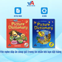 Sách - Longman children’s Picture Dictionary in phun màu - từ điển cho bé - có file nghe
