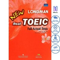 Sách - Longman New Real TOEIC Full Actual Tests (Kèm CD) - NHBOOK