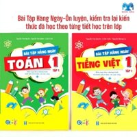 Sách [Lớp 1] Bài Tập Hàng Ngày Môn Toán+Tiếng Việt - Bộ Sách Kết Nối Tri Thức.