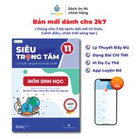 Sách Lớp 11-Siêu trọng tâm 9 Môn Toán, Lí, Hóa, Sinh, Văn, Anh,Sử,Địa,GD Kte PL chương trình mới dành cho 2k7 - Sinh Học