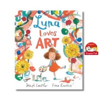 Sách - Luna Loves Art by Joseph Coelho - Sách ngoại văn, sách thiếu nhi tiếng Anh, bìa mềm, nhập khẩu UK