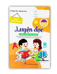 Sách - Luyện đọc  dành cho bé từ 3 - 6 tuổi  tự tin bước vào lớp 1