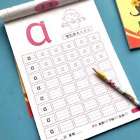 Sách Luyện Viết Chữ Cho Trẻ Mẫu Giáo Sách Tập Viết Chữ Cái Tiếng Trung Quốc Sách Luyện Viết Cho Bé Trai Và Bé Gái