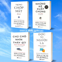 Sách Malcolm Gladwell: Trong Chớp Mắt+Những Kẻ Xuất Chúng+Điểm Bùng Phát+Đọc Vị Người Lạ (Lẻ/Combo) Alpha Books