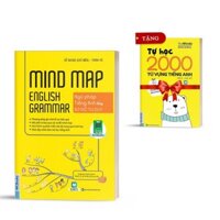 Sách - Mindmap English Grammar - Ngữ Pháp Tiếng Anh Bằng Sơ Đồ Tư Duy Tặng Tự Học 2000 Từ Vựng Tiếng Anh Theo Chủ Đề-MCB