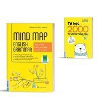 Sách - Mindmap English Grammar - Ngữ Pháp Tiếng Anh Bằng Sơ Đồ Tư Duy - Tặng Tự Học 2000 Từ Vựng Tiếng Anh Theo Chủ Đề