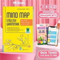 Sách - Mindmap English Grammar - Ngữ Pháp Tiếng Anh Bằng Sơ Đồ Tư Duy Cho Người Học Căn Bản - Học Kèm App