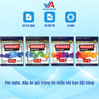 Sách - Mindset for ielts foundation,1,2,3,4 - in màu - có bán lẻ - có file nghe đáp án