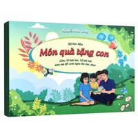 Sách - Món quà tặng con - 50 bài thơ+50 bài hát kèm QR code file nghe cho bé 2-8 tuổi - Nguyễn Mai Long (Quà cho con 2)