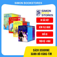Sách nhập - USBORNE MY FIRST READING LIBRARY - Usborne xanh - Đỏ- Vàng - Tím ( Tặng File MP3)