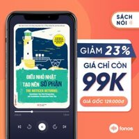 Sách nói Điều Nhỏ Nhặt Tạo Nên Số Phận