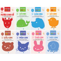 Sách-Nuôi Dưỡng Tâm Hồn theo phương pháp Shichida(gà con, hươu cao cổ,cún con,gấu con,cá voi,mèo con,thỏ con, voi con)