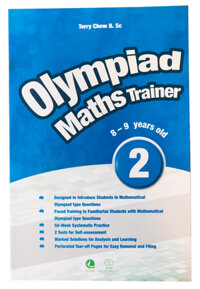 Sách Olympiad Maths Trainer 2 - Cuốn Sách Bài Tập Bổ Trợ Toán Học Lớp 2 8 - 9 tuổi - Á Châu Books, Bìa Mềm, In Màu