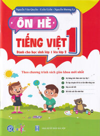 Sách - Ôn hè Tiếng Việt 1 Dành cho học sinh lớp 1 lên lớp 2