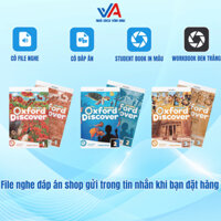 Sách - Oxford discover 2nd edition 1,2,3 - bộ 2 quyển in laser - có file nghe - có đáp án