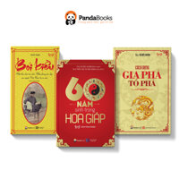Sách PANDABOOKS - Combo 3 cuốn: Bói kiều; 60 năm sinh trong hoa giáp; Cách dựng gia phả tổ phả