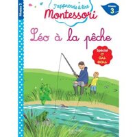 Sách Pháp: Montessori niveau 3 - Léo à la pêche