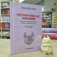 Sách - Phê Phán Năng Lực Phán Đoán