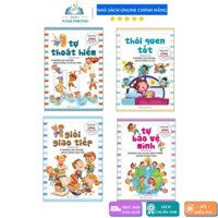 Sách - Rèn Luyện Kỹ Năng Sống Dành Cho Trẻ: Giỏi Giao Tiếp, Thói Quen Tốt, Tự Thoát Hiểm, Tự Bảo Vệ Mình (4 cuốn)